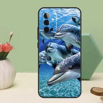 Ocean Dolphin For Samsung Galaxy A26 A54 A34 A14 A52 A32 A12 A13 A33 A53 A15 A16 A36 A56 A06 A35 A55 Case Samsung A34 5G