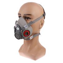 6200 dujinės kaukės korpusas purškiamų dažų dekoravimui cheminis respiratorius, apsaugantis nuo toksiškų garų filtro respiratorius, daugkartinio naudojimo puskaukė