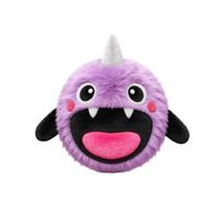 Spiky Squeaky Ball Pet Toy for Dogs and Cats Interactive Play One Size