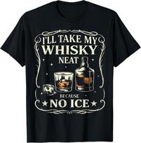 I Drink My Whisky Neat No ICE Abolish Ice Protest Funny T-Shirt XXXL