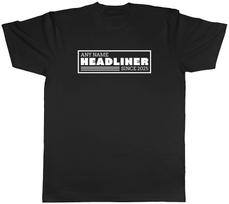 Personalised Name Year Headliner Pop Star Since Mens T-Shirt Tee Gift Top XL