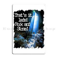That S It Lads Rock And Stone Deep Rock Galactic Metal Sign Decoration Club Bar Vintage Plaques Designs Tin Sign Poster 20x30cm（7.8x11.8inch）