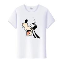 Kawaii Summer Ladies Men White Tees 90S Tops Harajuku Blouses Woman Tshirt Disney Cartoon Goofy Goof Clothes Oversized T-shirt XXXXL