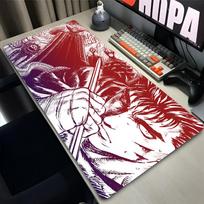 Black Mouse Pad Laptop Computer Gamer Desk Mat B-BERSERK Mousepad Large xxl Gaming Rubber Keyboard Pad E-sports Players Mausepad 600x300x2mm