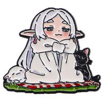Anime Girl Enamel Pin Manga Badges Cosplay Accessories for Backpack Hat Lapel Women's Brooches Fans Gifts Toys Cute Kawaii