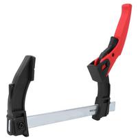 One Handed F Clamp Ratchet Mechanism Bar Clamp Durable Woodworking Clamp  Gluing