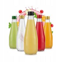 5x BOTTLES FOR JUICE DROP 330ml + BOTTLE CAP for SYRUP TINCTURE 5 PCS.