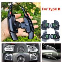 Automobilio vairo irklai pavarų perjungimo svirties prailginimas Mercedes-Benz A klasės W177 sedanas V177 B C E klasės W205 W246 W213 GLA For Type B Black