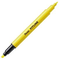 Pentel Fitline 5 pieces Highlighter, Yellow, XSLW11-G,