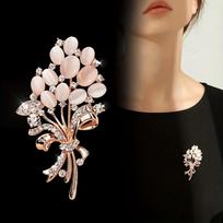 Elegant Brooch for Women, Pin Brooch 9, Fashion Jewelry Accessory for Dress, Shirt, Jacket one size