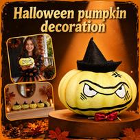 Foam Pumpkins Halloween Decorations Centerpiece, Shelf, Window Display, Artificial Pumpkin Set One Size