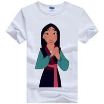 Casual Hua Mulan Graphic Men Tops Short Sleeve Tshirts Disney Cartoon Blouses Women Goth Clothing Harajuku Tees Summer T-shirts M