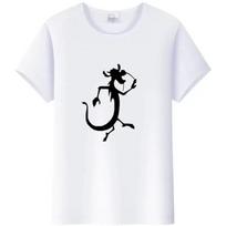 Fashion Disney Cartoon Mulan Ladies Loose Summer Blouses Men T-shirt White Goth Tees Harajuku Top Woman Tshirt 2000s Clothes Y2k L
