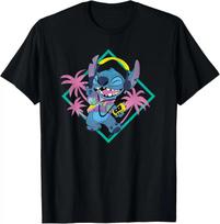 Hot Fashion Casual Disney Stitch ‘90s Vibe Retro Distressed T-Shirt S-4XL Summer S
