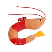Cat Chew Kicker Toys Interactive Simulation Shrimp Cat Toys Catnip Toys Interactive Plush Pet Toys For Indoor Cats and Kittens 14cm red