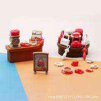 Play House Doll House Mini Toy Women'S Bag Jewelry Glasses Umbrella Set Children'S Girl Toy Gift Ornament