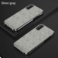 For Samsung Galaxy S20 Plus Luxury Electroplated Glitter Case For Samsung S20 Ultra S20 FE Soft Bumper Clear Phone Back Cover For Galaxy S20 sidabro pilka spalva