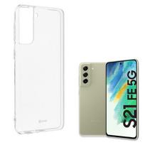 Roar Jelly Clear Anti-Bacteria Slim back cover case for Samsung Galaxy S21 FE (G990B) Transparent