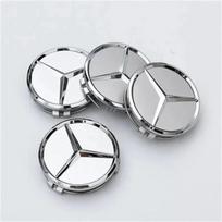 Automobilio lipdukas Benz 2026 Naujas Benz 4 vnt. 75 mm Automobilio ratlankio centrinis dangtelis Mercedes Benz AMG W203 W206 W220 W205 W211 Automobilio rato centrui
