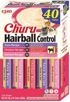 Inaba Ciao Churu 40x14g (560g) skanėstas katėms plaukų kamuoliukų kontrolei