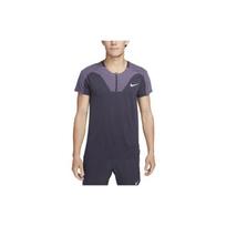 Nike Court Dri-FIT ADV Slam Color Block Logo Round Neck Short Sleeve T-Shirt Men Tops Purple DV0693-015 L