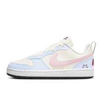 Nike Court Borough Abrasion Resistant Low top Skateboard Shoes Women's Pink Blue IQ2725-101(TeamS-) 40