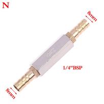 Pneumatic Check Valve 6mm 8mm 10mm 12mm OD Hose One Way Valve Air Gas Single Way Brass Valve Air Compressor Pipe Fitting Adapter