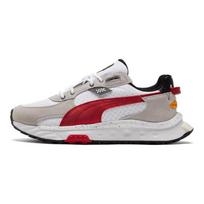 PUMA Scuderia Ferrari Wild Rider Unisex Low-Top Training Shoes White Black Red 306937-02 EU 35.5