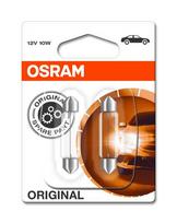 Automobilių Lemputės Osram C10W, 10W, 12V, SV8.5-8, 41mm, 2 vnt.