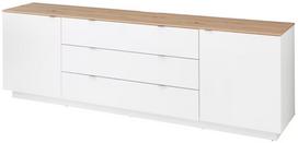 RTV komoda Nucleo 01 TV2D3S, ruda/balta