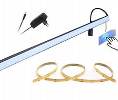Maxim cob led po spintelėmis skirtas apšvietimas – 150 cm šviesos linijos juosta su reguliatoriumi