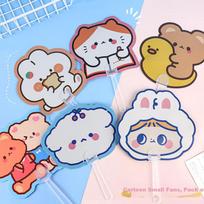Extreme Space Summer Cooling Fan Cartoon Handheld Fan Children's Birthday Gift Set of 6 Fans