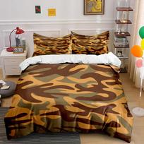 Camouflage Pattern Bedding Set Bedding set (1 duvet cover, 2 pillowcases, duvet not included) 135x200cm
