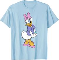Hot Fashion Disney Mickey and Friends Daisy Duck Traditional Portrait T-Shirt S-4XL Four Seasons Gift M