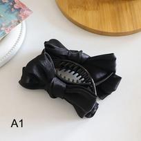 New Elegant Bow Pill Head Grip Clip Korean Temperament Hair Clip Female Ponytail Braid Clip Fashion Headdress