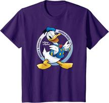 Hot Fashion Disney Donald Duck 90th Anniversary Feisty & Fabulous Legend T-Shirt S-4XL Four Seasons Gift XXL