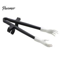 Portable Finger Tongs for Snacks Chopsticks Gamers, Lightweight PLA Tongs, Reusable Plastic Palm Shaped Food Clip Hands Free Snack Clips Video Gaming