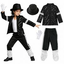 Kids Halloween Dance Costume - Children's Tap Dance Performance Outfit, Cosplay Suit for Boys and Girls, Stage Party Fancy Dress for Halloween L