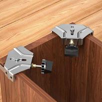 Stainless Steel Right Angle Clamp Quick Clip Sturdy Corner Clamp Locator Auxiliary Open/Close 90 Degree Fixing Clamp Welding Open