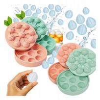 4x SILICONE ICE CUBE MOLD TULIP 3D Chocolate Ice Molds