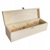 WOODEN BOX for wine made of natural wood