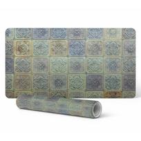 Nowoczesna Ochronna Mata Pod Klawiaturę Retro Kafelki Vintage 120X60 Cm