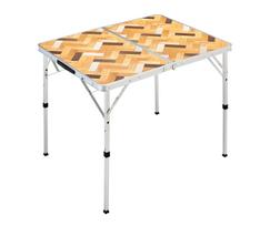 Coleman Natural Puzzle Outdoor Picnic 30kg Load Table/90 - Camping, BBQ, - Foldable, Capacity, Antibacterial, Stable, Family/Duo