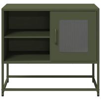 Szafka Pod Telewizor, Oliwkowa, 68X39X60,5 Cm, Stalowa
