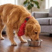 Adjustable Dog Bandana Retro Print Dog Bib Puppy Neck Band Pet Saliva Towel  Daily Walking M