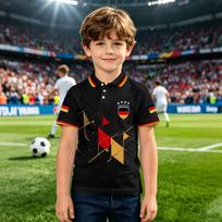 Print Kids Soccer T-Shirt for Boys Girls, Youth Short Sleeve Casual Summer Top, Fun Sports Design Gift 100