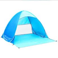 Pop up Tent with UPF 50+ UV Protection Quick Setup Polyester Material Four Seasons Use Carry Bag & Stakes for Beach Park Camping General&Iron