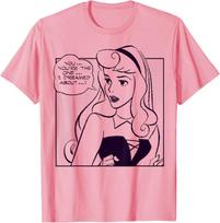 Fashion Casual Disney Sleeping Beauty You're The One I Dreamed about Comic T-Shirt S-4XL Summer L