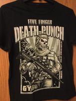 Five Finger Death Punch - Black Shirt - Ladies Cut - L - Bay Island XXL
