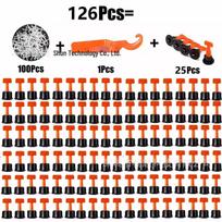 126-Piece Tile Leveling Tool Set, 1.5mm Cross-Spacers for Wall Tile Positioning. 126pcs Bagged